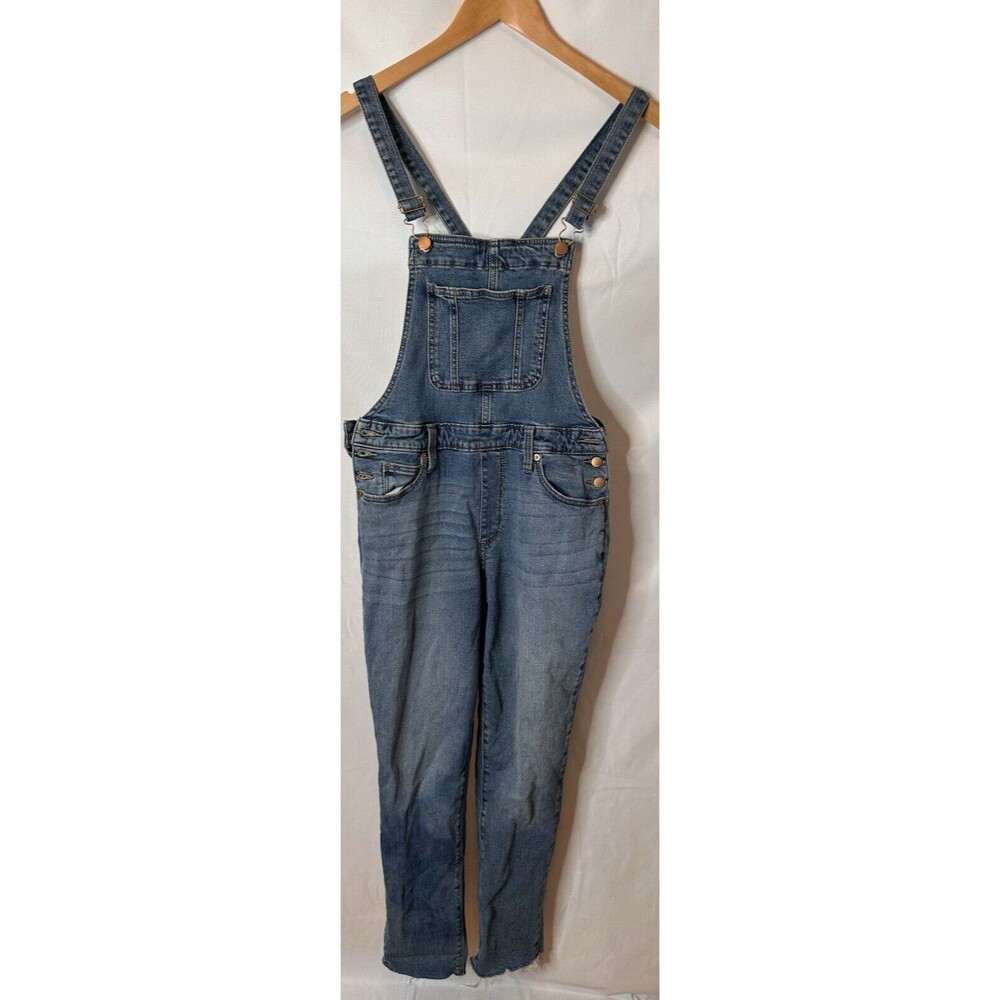 Universal Thread Women's Denim Overalls  Wash Blue Size 4 / 27 Fray Hem